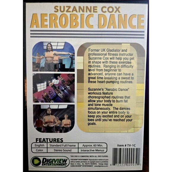 Suzanne Cox Aerobic Dance Workout DVD - Picture 2 of 3